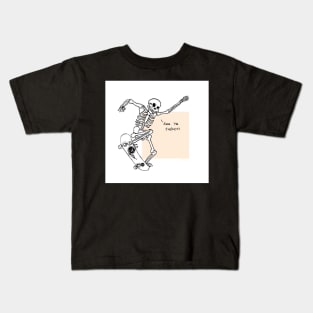 See ya suckers, Skateboarding is life. Kids T-Shirt